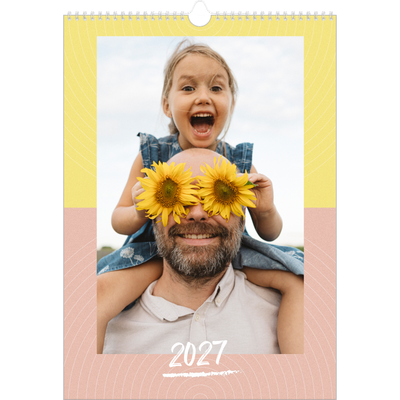 A3 Månedskalender — Fargerik kalender [kalender-forside]