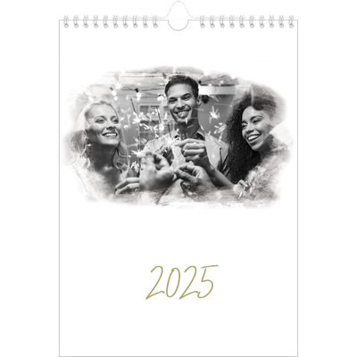 Fotokalender A4 (20 x 30 cm) — Diffuse bilderammer [kalender-forside]