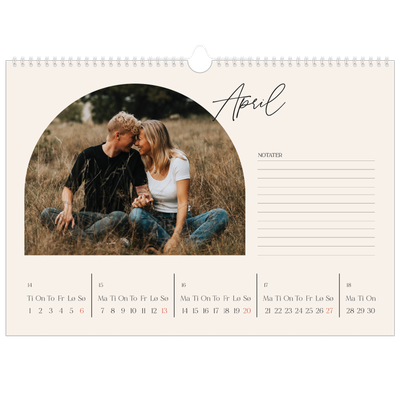 Fotokalender A3 — Buet bilderamme [April]