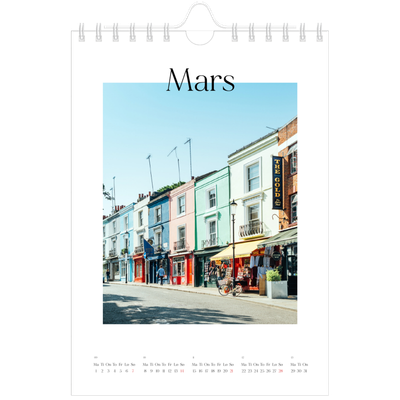 Fotokalender A5 — Min reiseskildring [Mars]