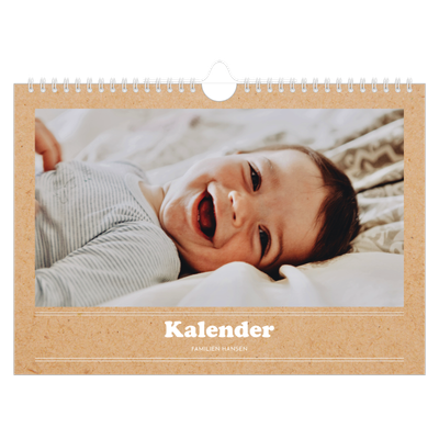 Fotokalender A4 — Magasinstil [kalender-forside]
