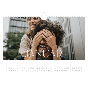 Fotokalender A4 — Store bilder
