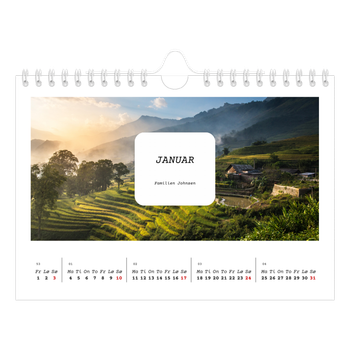 Fotokalender A5 — Den fulle historien