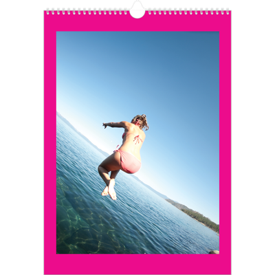 A3 Månedskalender — Skarpe farger [kalender-forside]