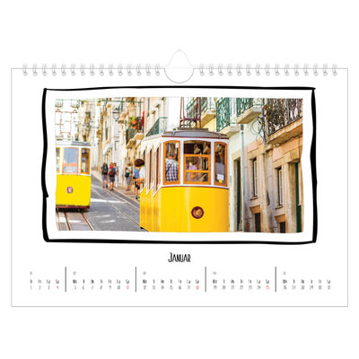 Fotokalender A4 — Albumøyeblikk [Januar]