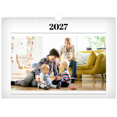 Fotokalender A3 — Avisstil [kalender-forside]