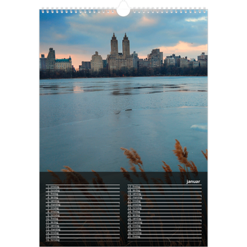 Fotokalender A3 — Transparent kalender
