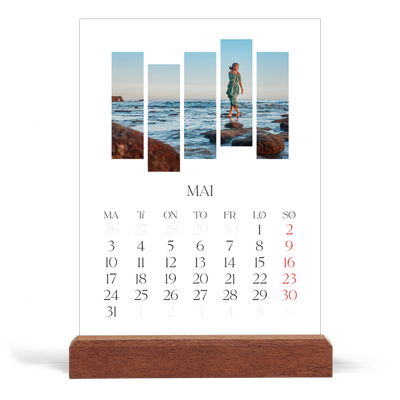 Bordkalender med trestativ - Stående — Reisebilder [kalender-forside]