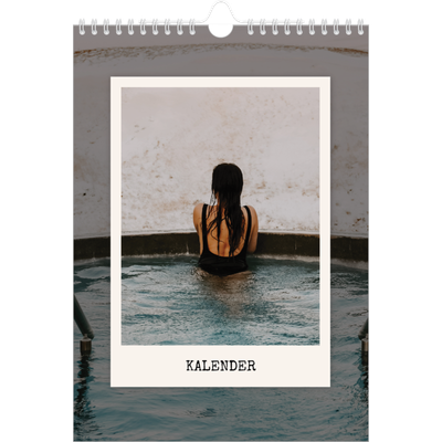 Fotokalender A4 (20 x 30 cm) — Portrettredigeringen [kalender-forside]