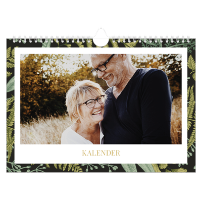 Fotokalender A4 — Blomstrende bakgrunner [kalender-forside]