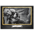 Fotokalender A4 dobbel (30 x 40 cm) — Rammer med glitter [kalender-forside]