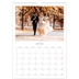 A3 Månedskalender — Klassisk kobolt [Januar]