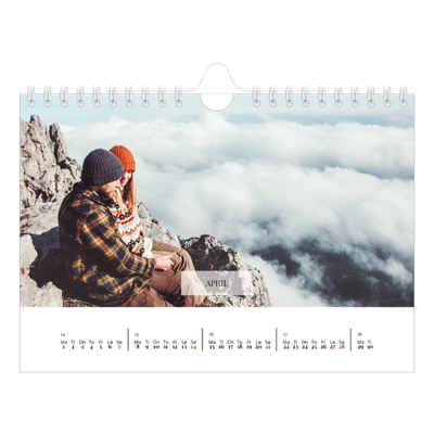 Fotokalender A5 — Klassisk kalender [April]