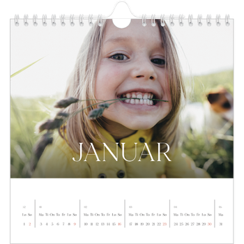 Fotokalender Kvadratisk — Tolv store måneder