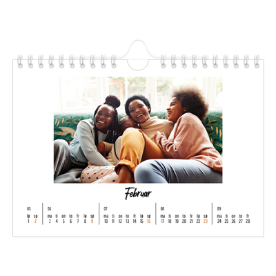Fotokalender A5 — Boken om meg [Februar]