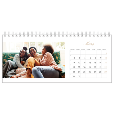 Bordkalendere — Elegant kalender [Mars]