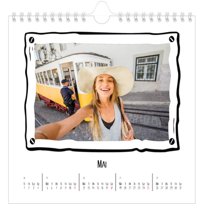 Månedskalender kvadratisk — Albumøyeblikk [kalender-forside]