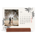 Bordkalender med trestativ - Liggende  — Blekk & blomst [Mars]