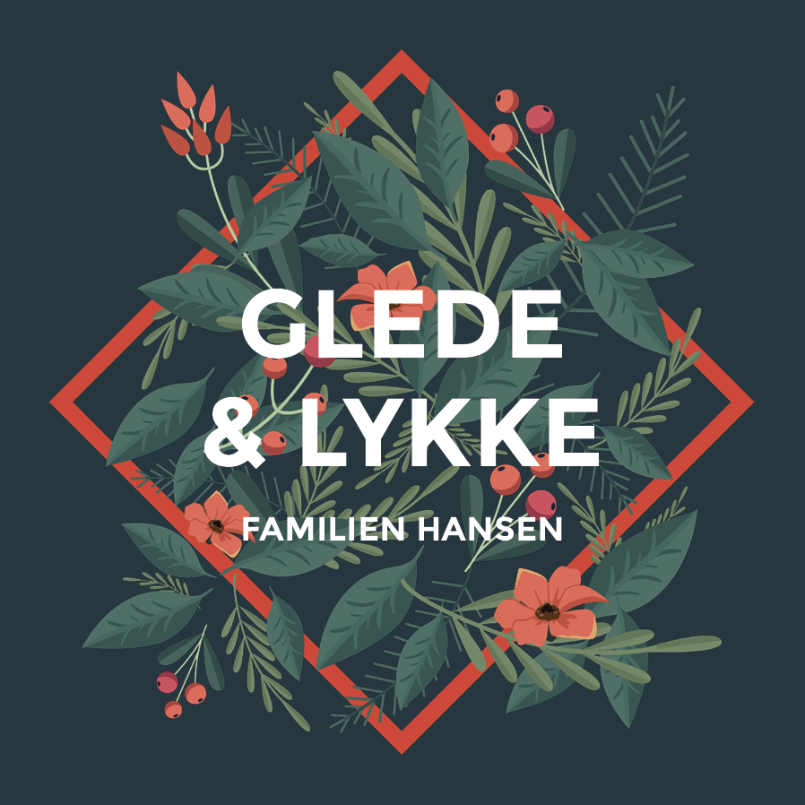 Fotokort — Moderne krans