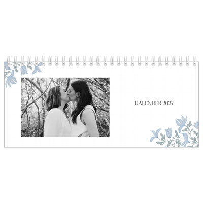 Bordkalendere — Elegant blomstret [kalender-forside]