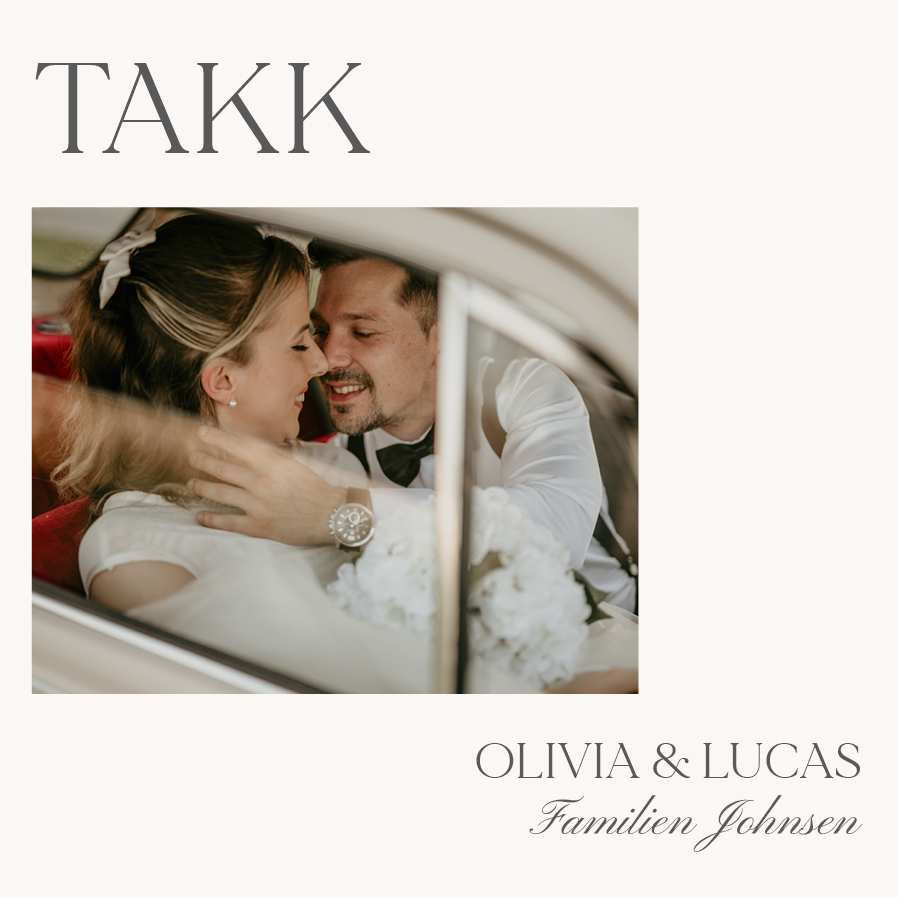 Takkekort — Serif og sand