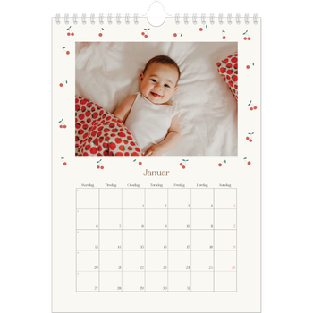 Fotokalender A4 — Kirsebærlykke
