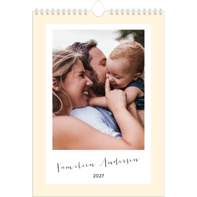 A4 Familieplanleggere — Moderne planlegger - Familie på 4 [kalender-forside]