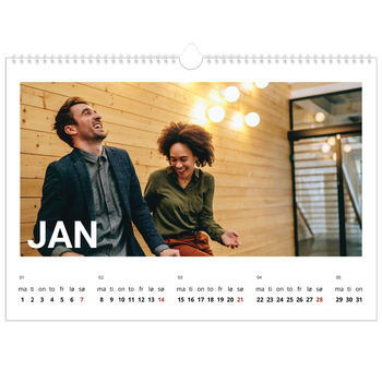 Fotokalender A3 — Stor måned