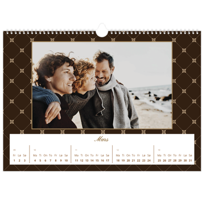 Fotokalender A3 — Geometrisk mønster [Mars]