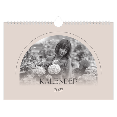 Fotokalender A4 — Enkel botanisk [kalender-forside]