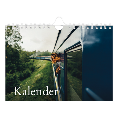 Fotokalender A5 — Enkel serif-font [kalender-forside]