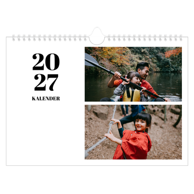 Fotokalender A4 — Serif og øyeblikk [kalender-forside]