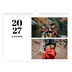 Fotokalender A4 — Serif og øyeblikk [kalender-forside]