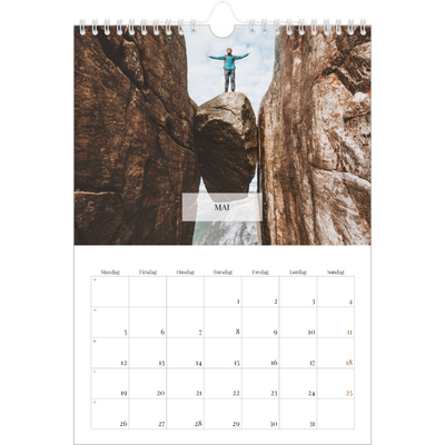 Fotokalender A4 (20 x 30 cm) — Klassisk kalender [kalender-forside]