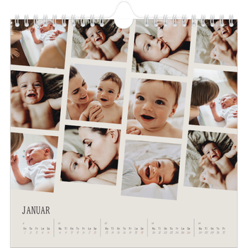 Fotokalender Kvadratisk — Bilder i bevegelse